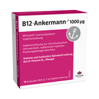 B12 ANKERMANN 1000 µg Injektionslösung Amp.