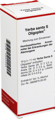 YERBA SANTA S Oligoplex Liquidum