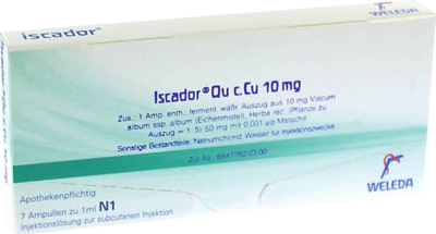 ISCADOR Qu c.Cu 10 mg Injektionslösung