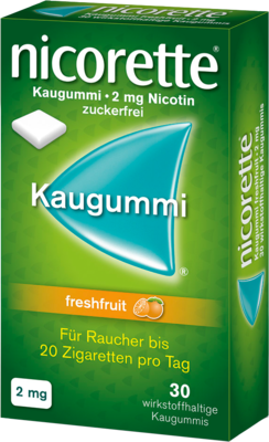 NICORETTE Kaugummi 2 mg freshfruit