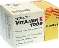 VITAGUTT Vitamin E 1000 Weichkapseln