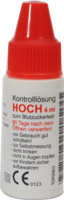 GLUCO TEST Kontrolllösung hoch