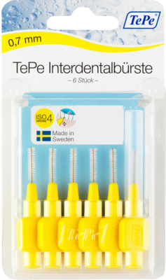 TEPE Interdentalbürste 0,7mm gelb