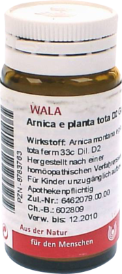 ARNICA E Planta tota D 2 Globuli