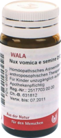 NUX VOMICA E semine D 12 Globuli