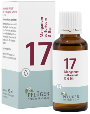 BIOCHEMIE Pflüger 17 Manganum sulfuricum D 6 Tro.