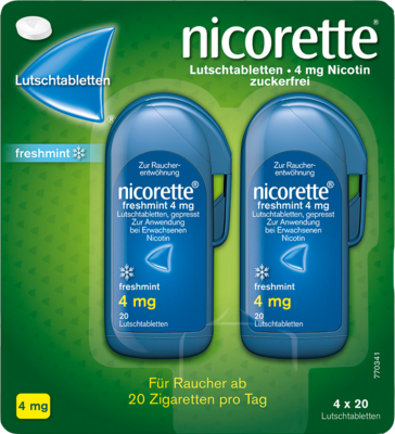 NICORETTE freshmint 4 mg Lutschtabletten gepresst