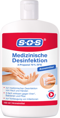 SOS MEDIZINISCHE Desinfektion Hände/Haut