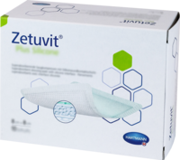 ZETUVIT Plus Silicone steril 8x8 cm