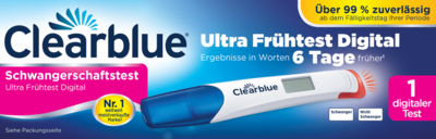 CLEARBLUE Schwangerschaftst.Ultra Frühtest digital